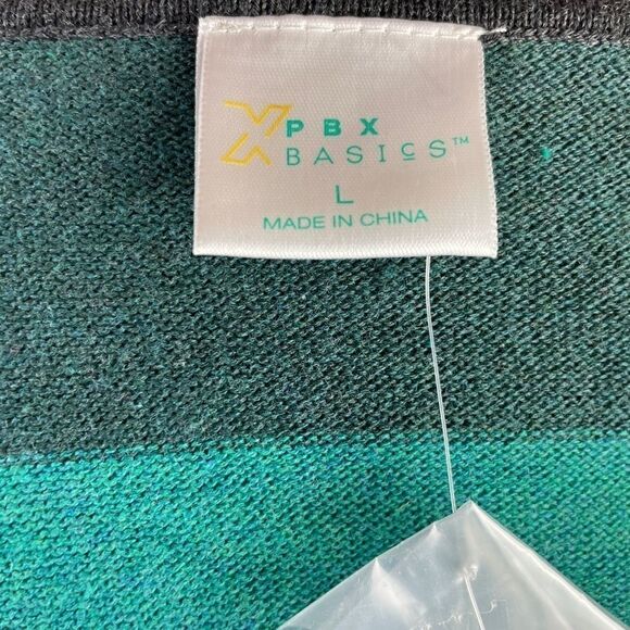 NWT PBX Basics V Neck Sweater Top Size L - Picture 7 of 8